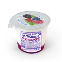 Йогурт деревенский Лесная ягода из Талицы 130 гр 8,0%