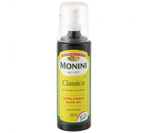 Масло оливковое Экстра Вирджин спрей МОНИНИ 0,2 л

