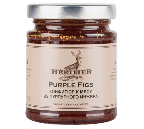 Конфитюр к мясу из пурпурного инжира Хэритиер 180гр