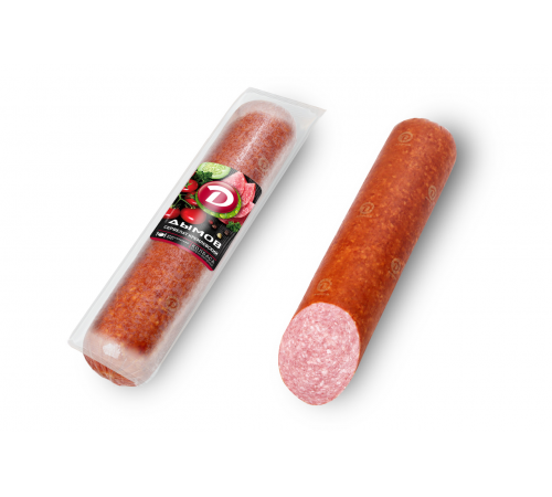 Сервелат Кремлевский варено-копченый со срезом Дымов 330 гр
