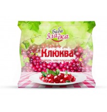 Клюква замороженная  Баба Ягодка 400гр
