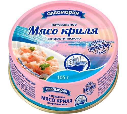Мясо криля Аквамарин 105г
