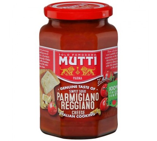 Соус томатный с сыром Пармиджано Mutti 400г