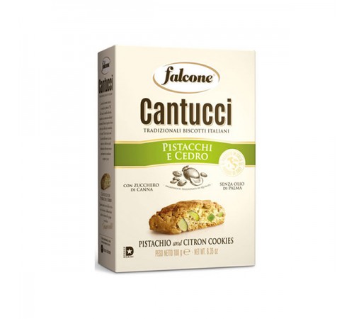 Печенье Кантуччи с фисташками и цедрой Falcone 180 г