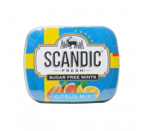 Леденцы Цитрусовый микс Scandic 14гр