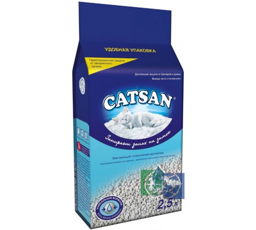 Наполнитель для кошачьих туалетов CATSAN 2,5л