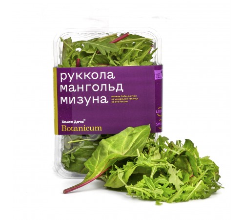 Салат микс Руккола/Мангольд/Фриллис 75гр Мистер Грин

