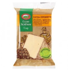 Сыр Гауда премиум полутвердый Село Зеленое 200г 40%