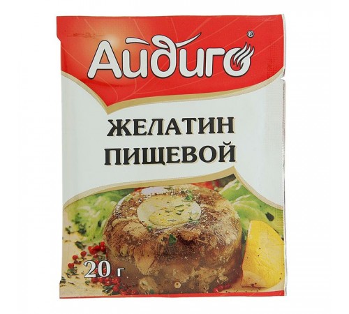 Желатин пищевой Айдиго 20 г