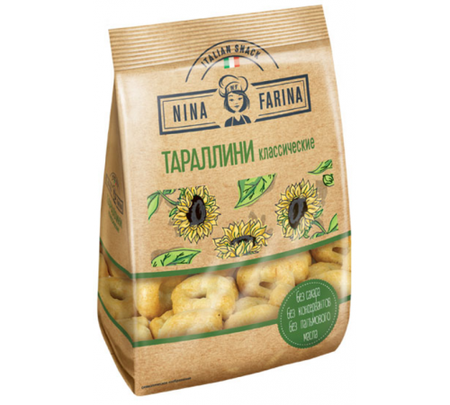 Сушки Тараллини классические Nina Farina 180г