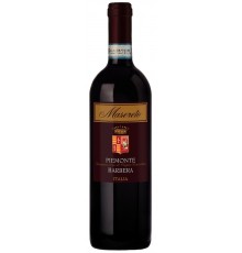 Вино Барбера Пьемонт Мазерето 7,5% 0,75л Италия