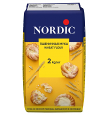 Мука пшеничная в/с Nordic 2кг