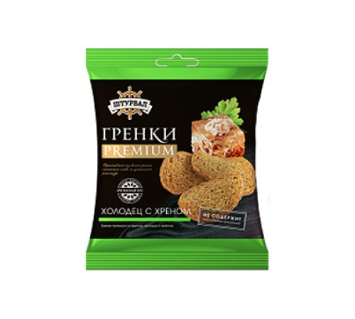 Гренки Холодец с хреном Штурвал 40гр

