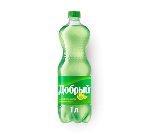 Напиток газированный Лимон лайм Добрый 1л