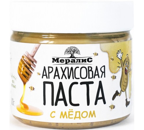 Паста арахисовая с медом Мералис 300гр