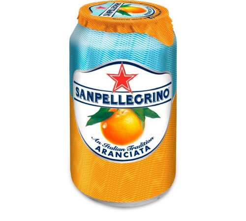 Напиток газированный апельсин  S.Pellegrino 0,33 л