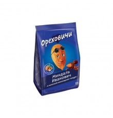 Миндаль в молочно шоколадной глазури драже 135 гр
