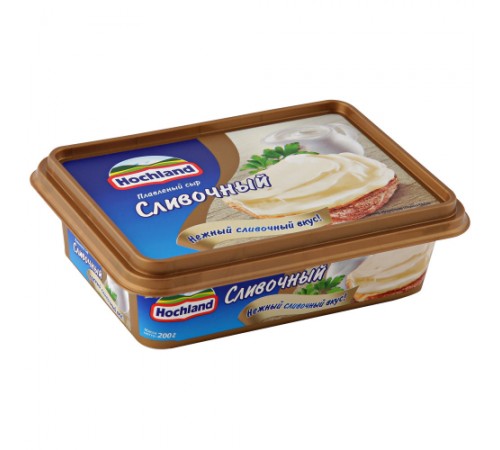 Сыр плавленный сливочный Хохланд 200гр 55%
