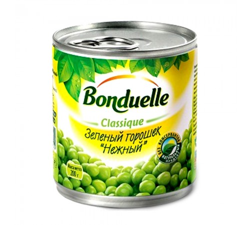 Горошек зеленый БОНДЮЭЛЬ 400г