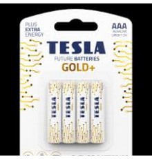 Батарейки AAА мизинчиковые 4шт Тесла Голд