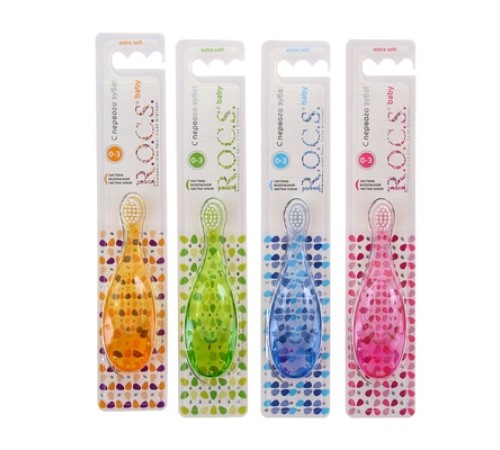 Зубная щётка Baby для детей от 0 до 3 лет R.O.C.S. 1шт
