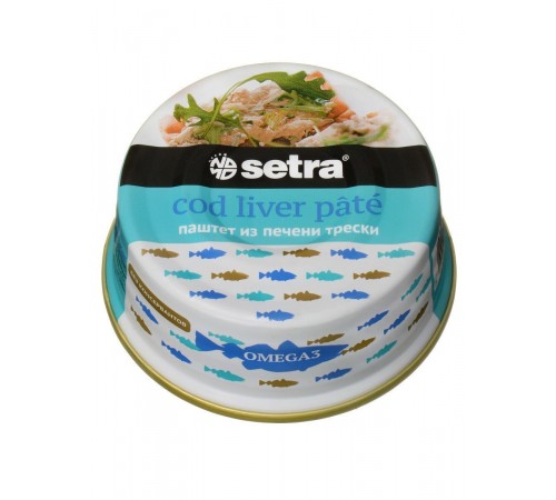 Паштет из печени трески Сетра 100 г
