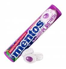 Резинка жевательная Виноград Ментос 15,5гр