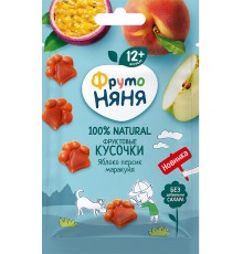 Кусочки фруктовые Яблоко/персик/маракуйя ФрутоНяня 15 гр