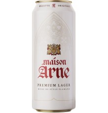 Пиво Мейзон Арне Лагер 5,0% ж/б 0,45 л