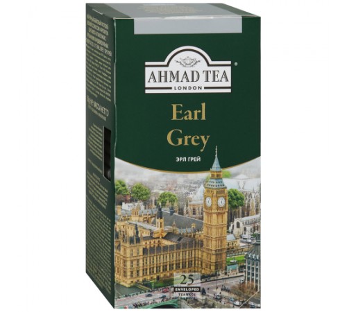 Чай черный листовой Ахмад Эpл гpэй 25п*2г