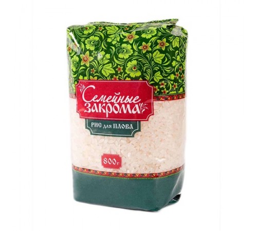 Рис для плова Семейные Закрома 800 гр
