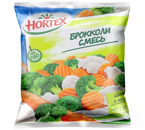 Брокколи смесь замороженная  Hortex 400г
