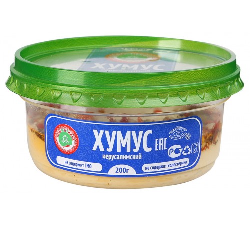 Хумус Иерусалимский с тхиной Hummuskasa 200 гр
