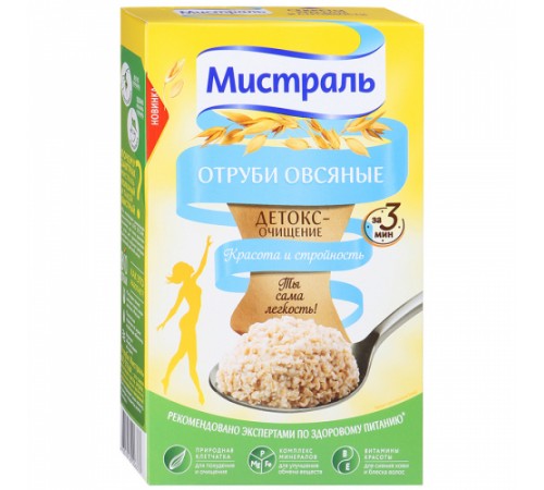 Отруби овсяные Мистраль 400 гр
