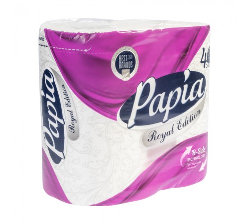 Туалетная бумага Papia 4 рул 4 сл