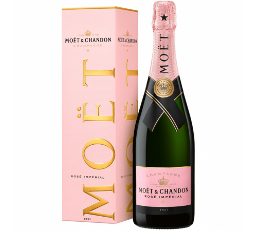 Шампанское Моэт и Шандон Розе Империаль розовое брют 12% 0,75 л