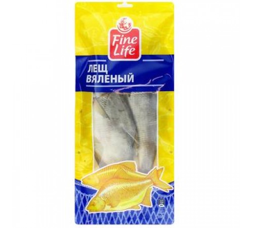 Лещ вяленый fine life 350гр

