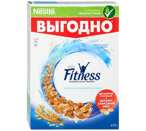 Хлопья пшеничные Fitness 410 г