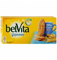 Печенье Утреннее злаки Мультизлаковое BELVITA 225 гр