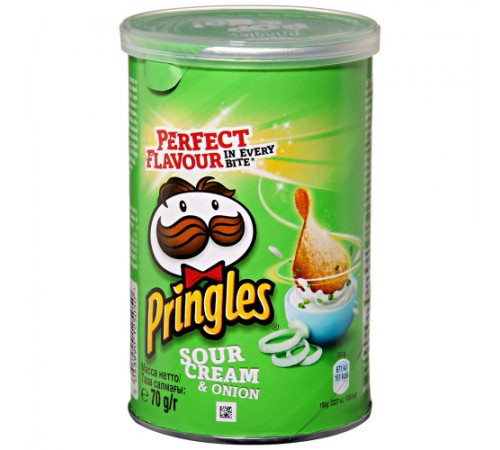 Чипсы картофельные Сметана Лук Принглс 70г
