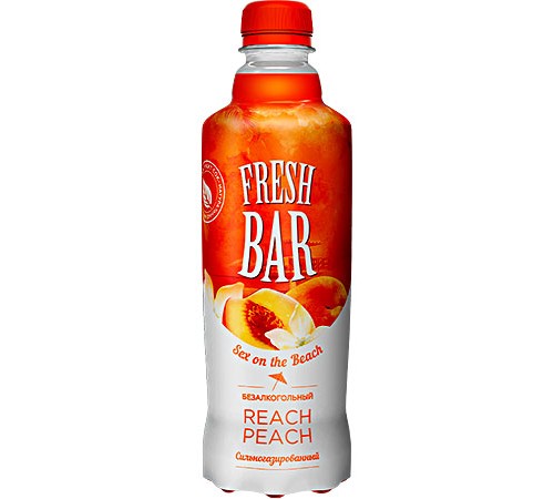 Напиток газированный Апельсин, персик, клюква Фреш Бар 0,48 л