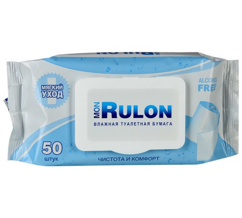 Туалетная бумага влажная Mon Rulon 50 шт
