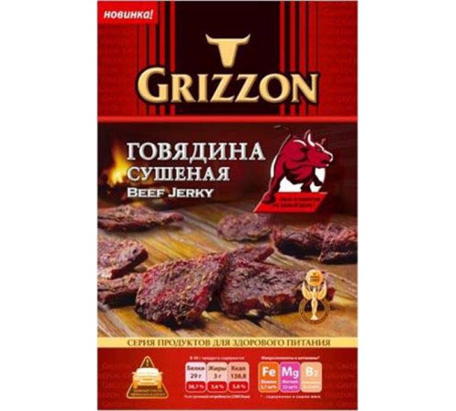 Говядина сушеная Гриззон 36 гр
