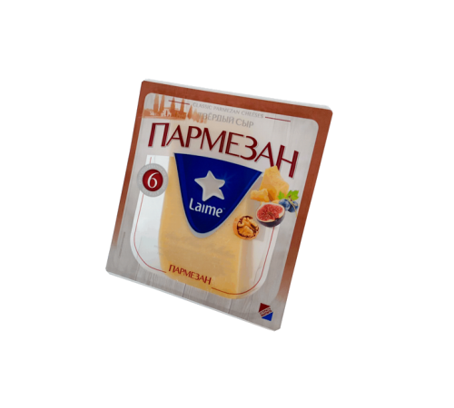 Сыр твердый Пармезан 6 месяцев колотый Laime 100г 40%
