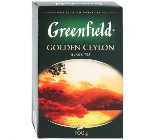 Чай черный Голден Цейлон Гринфилд 100г