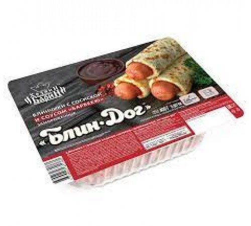 Блины с сосиской Блин-Дог Хозяин Барин 410гр
