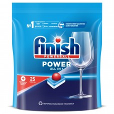 Таблетки для мытья посуды Power ПМ FINISH 25шт