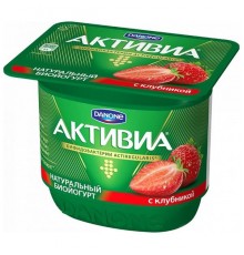 Творожок со вкусом клубники Активия 150г