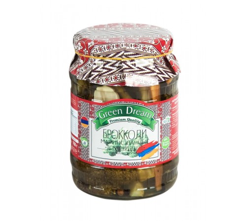 Брокколи маринованные Домашний рецепт Green Dream 700 гр