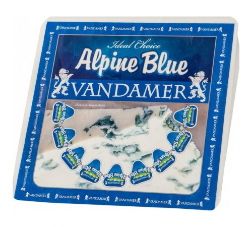 Сыр мягкий с плесенью Alpine Blue Vandamer 100 гр
